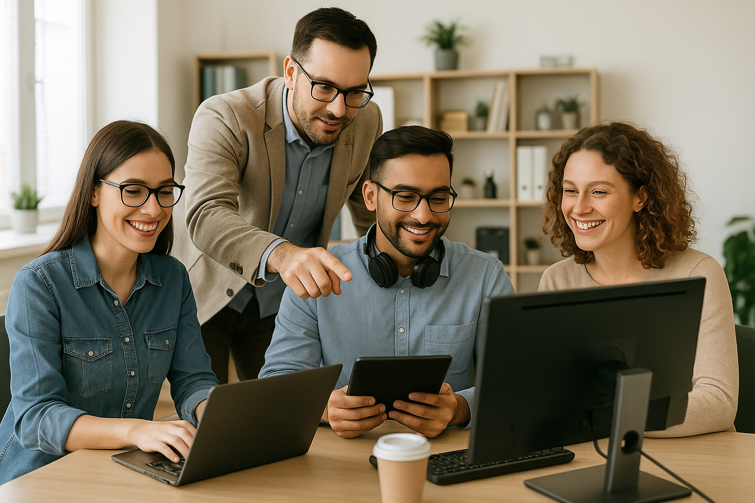 Team working together